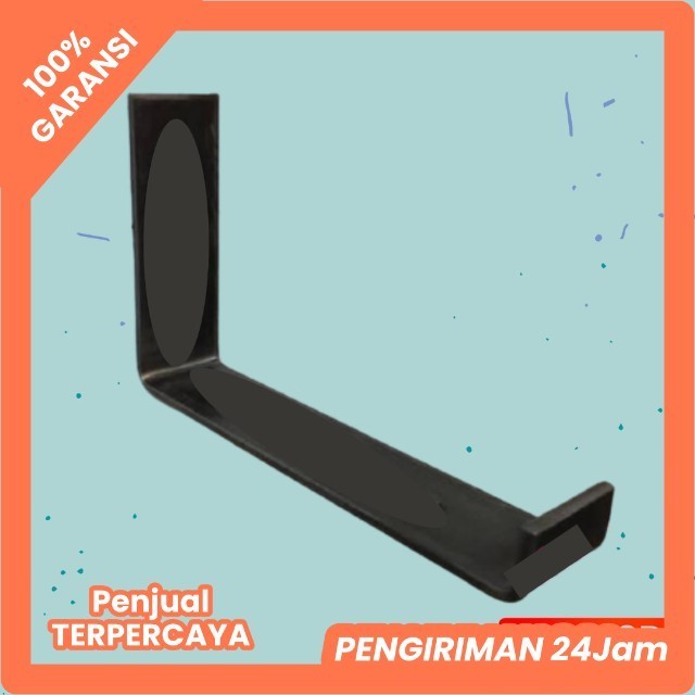 Jual Braket Plat Besi Siku Penyangga Papan Kayu Bracket Siku Rak