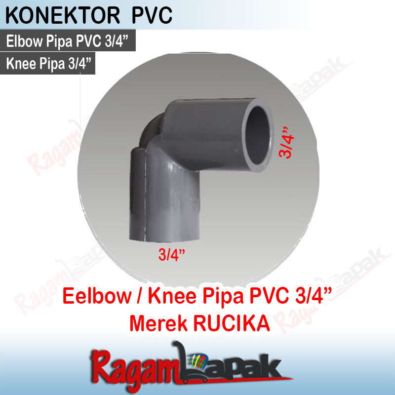 Jual ELBOW PVC 3/4