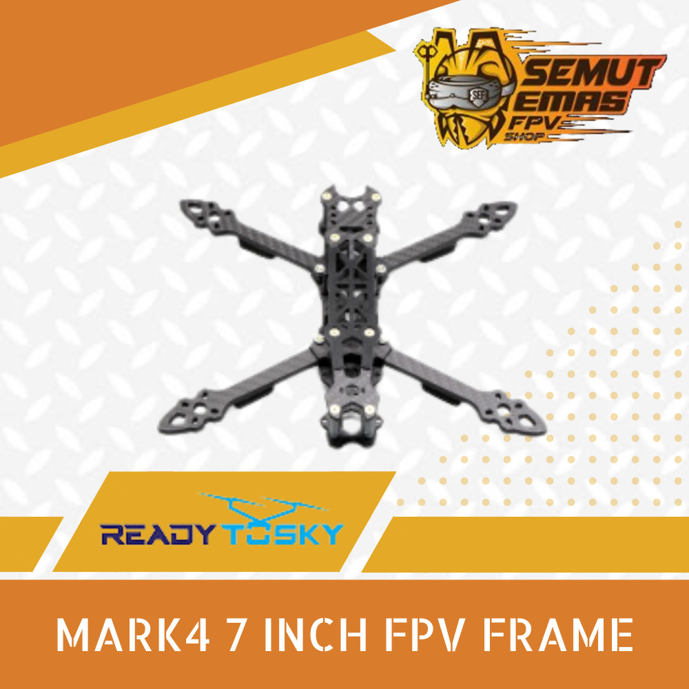 Jual Readytosky HSKRC Mark4 7 Inch Carbon Fiber Frame Kit FPV | Shopee ...