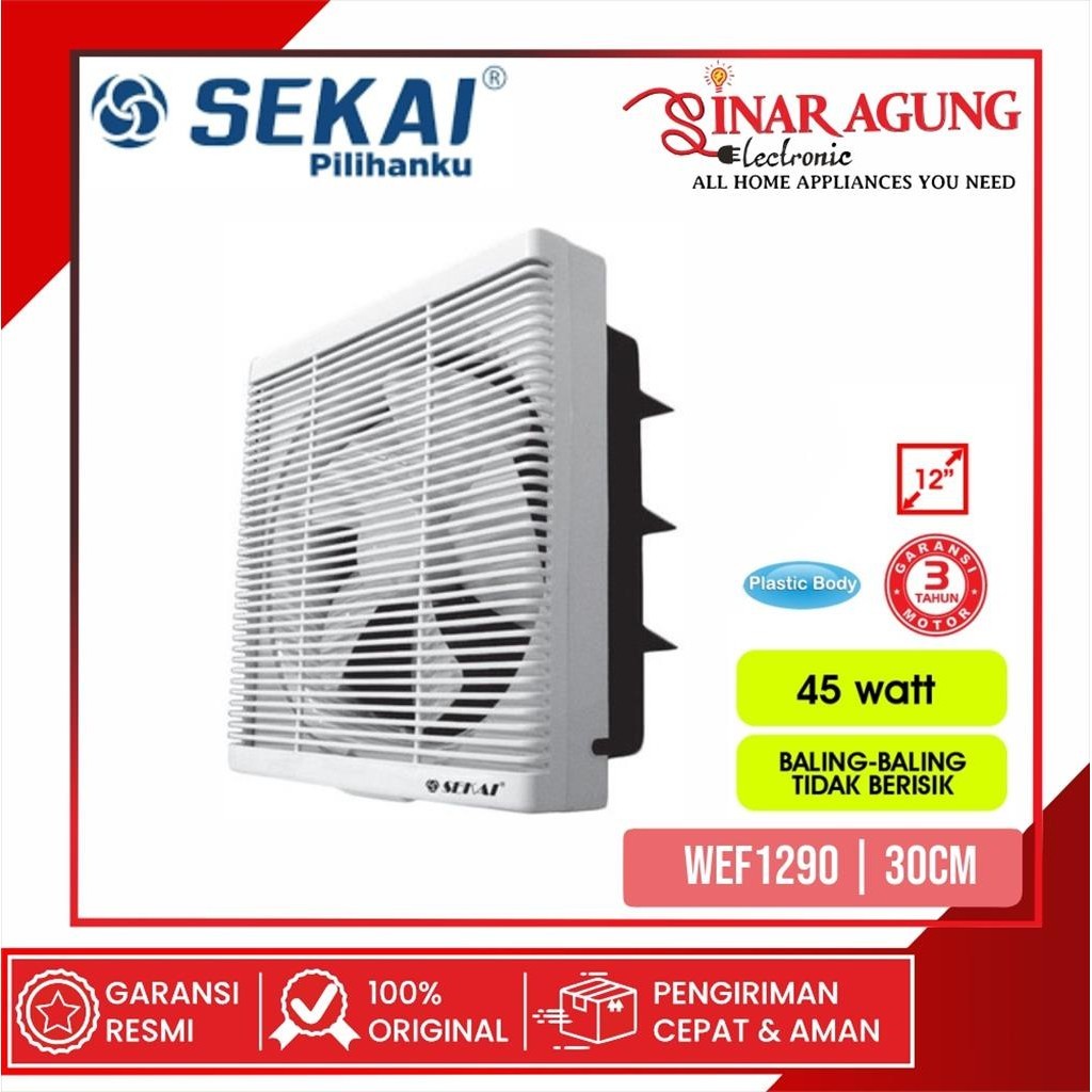 Jual Sekai Wef Nex Wef Nex Wal Exhaust Fan Cm Garansi Resmi Shopee Indonesia