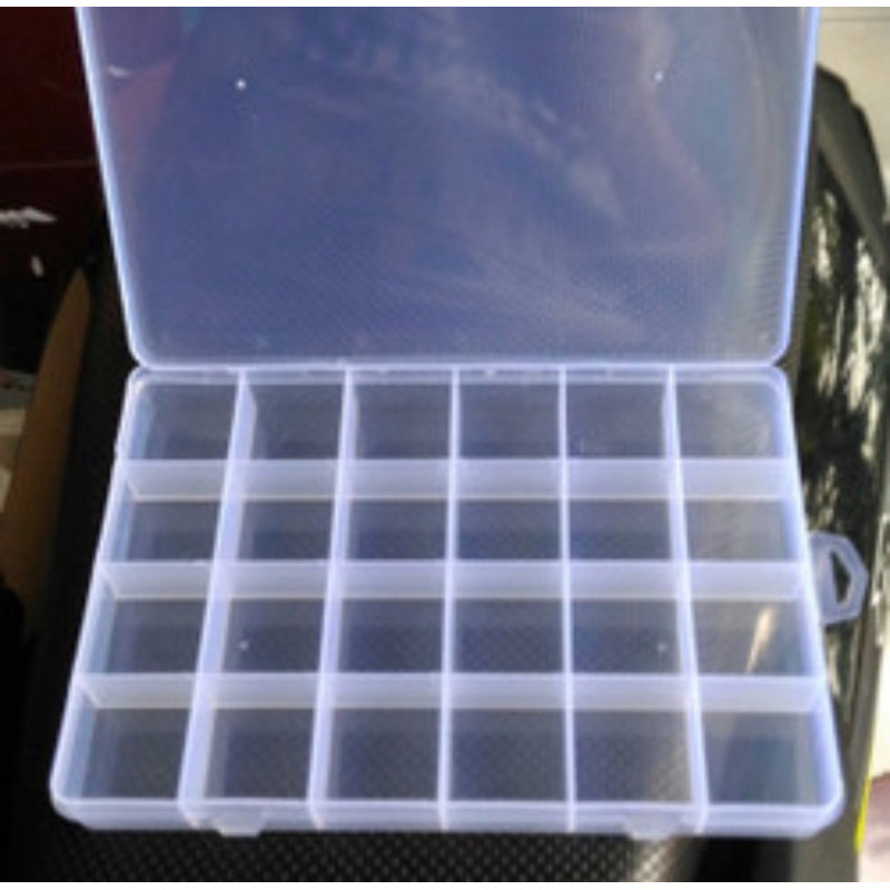 Jual Kotak Manik - Mote Box - Tempat Manik 24 Sekat | Shopee Indonesia