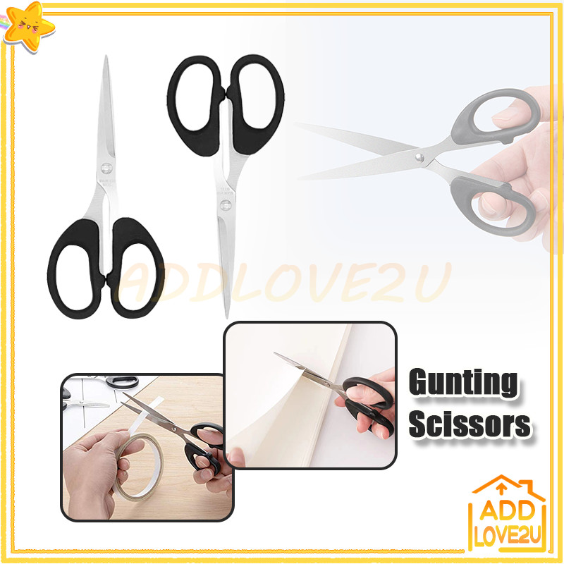 Jual Gunting Stainless Steel/Gunting Scissors/Gunting Hitam/Gunting ...