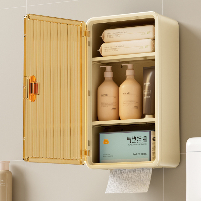 Jual Wall Mounted Storage Box / Lemari Plastik Kamar Mandi / Dinding ...