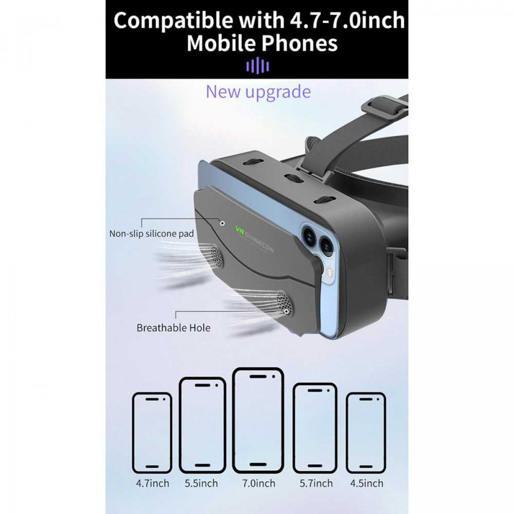 Jual Shinecon VR Box 3D Virtual Reality IMAX Giant Screen Glasses ...