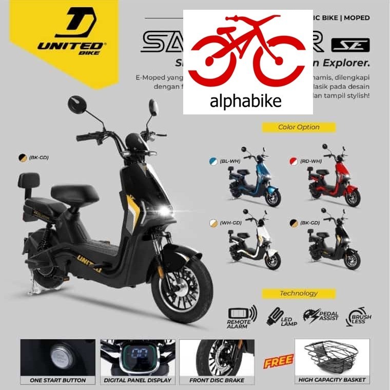 Jual Flash Sale Sepeda Listrik United Salvador Se Electric E Bike 600