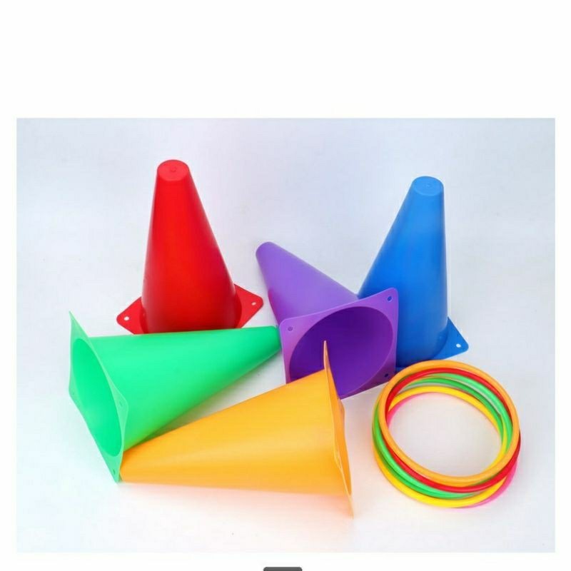 Jual Mainan Cone Ring Throwing Game/Mainan Lempar Ring Tower Game ...