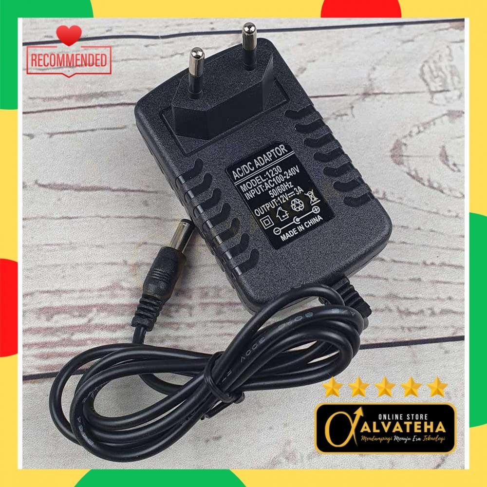 Jual Power Adapter LED Strip Adaptor LCD Monitor DC 12V 3A - 1230 ...