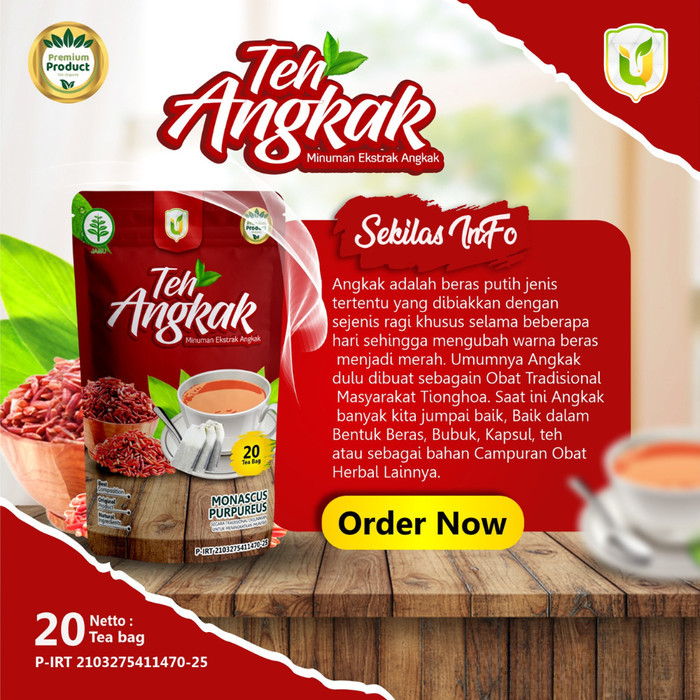 Jual Teh Celup Herbal Angkak Tea Premium Tradisional Organik | Shopee ...