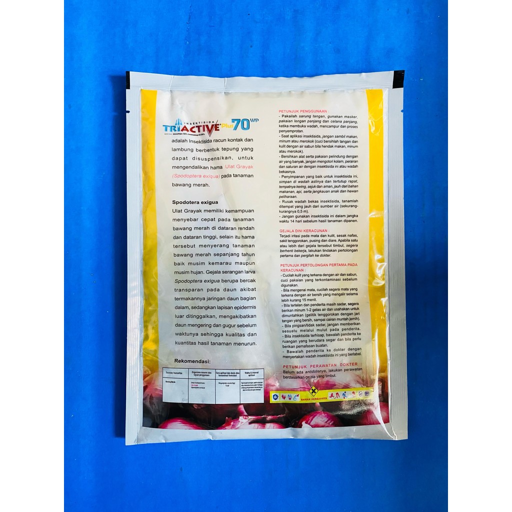 Jual Insektisida kontak mengendalikan ulat grayak TRIACTIVE PLUS 70WP ...