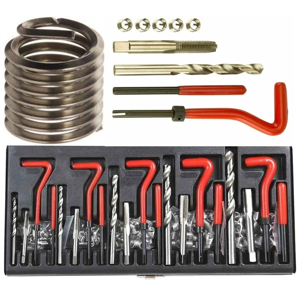 Jual 88/131pcs Car Thread Repair Kit M3 M4 M5 M6 M8 M10 M12 M14 Screw ...
