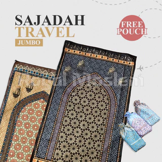 Sajadah Travel Lipat Praktis Premium Polyester