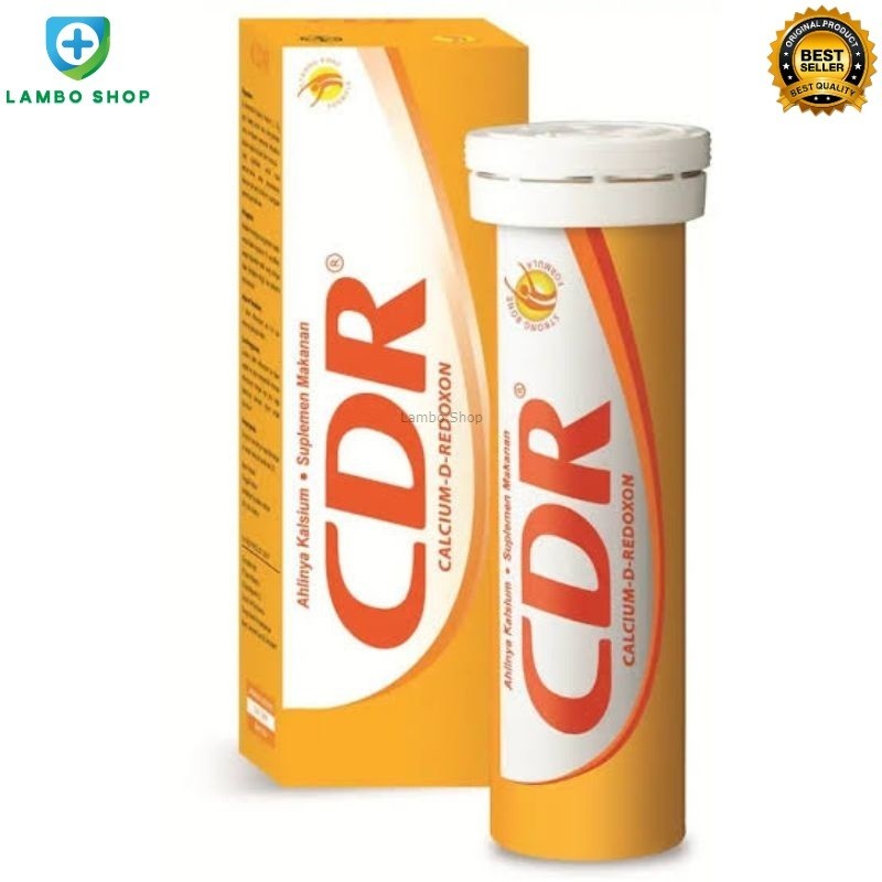 Jual CDR Suplemen Kalsium Rasa Jeruk 10 Tablet | Shopee Indonesia