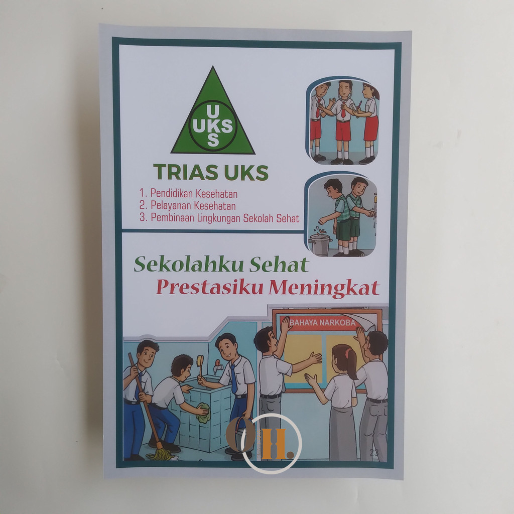 Jual Poster Trias UKS - Poster Sekolahku Sehat Prestasi Meningkat 3 ...