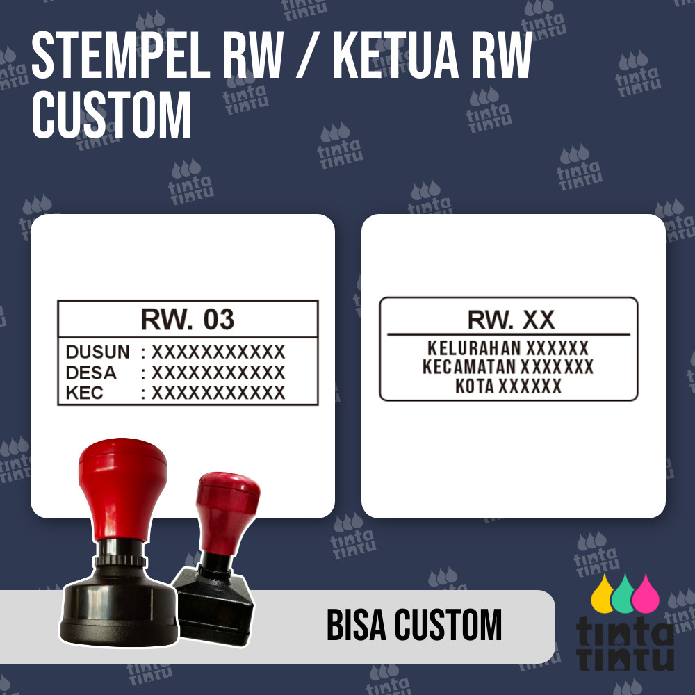 Jual Stempel RW / Ketua RW Custom | Shopee Indonesia