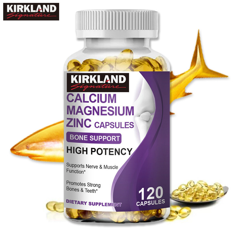 Jual KIRKLAND Calcium Magnesium Zinc Capsules with Vitamin D3 & Citric
