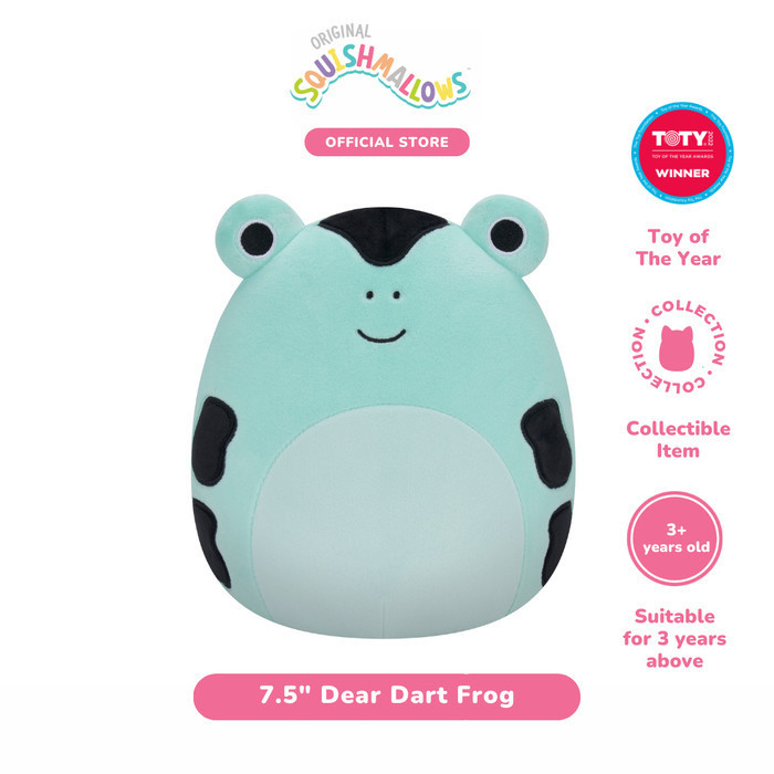 Jual Squishmallow 7.5 Dear Poison Dart Frog - Boneka Anak | Shopee ...