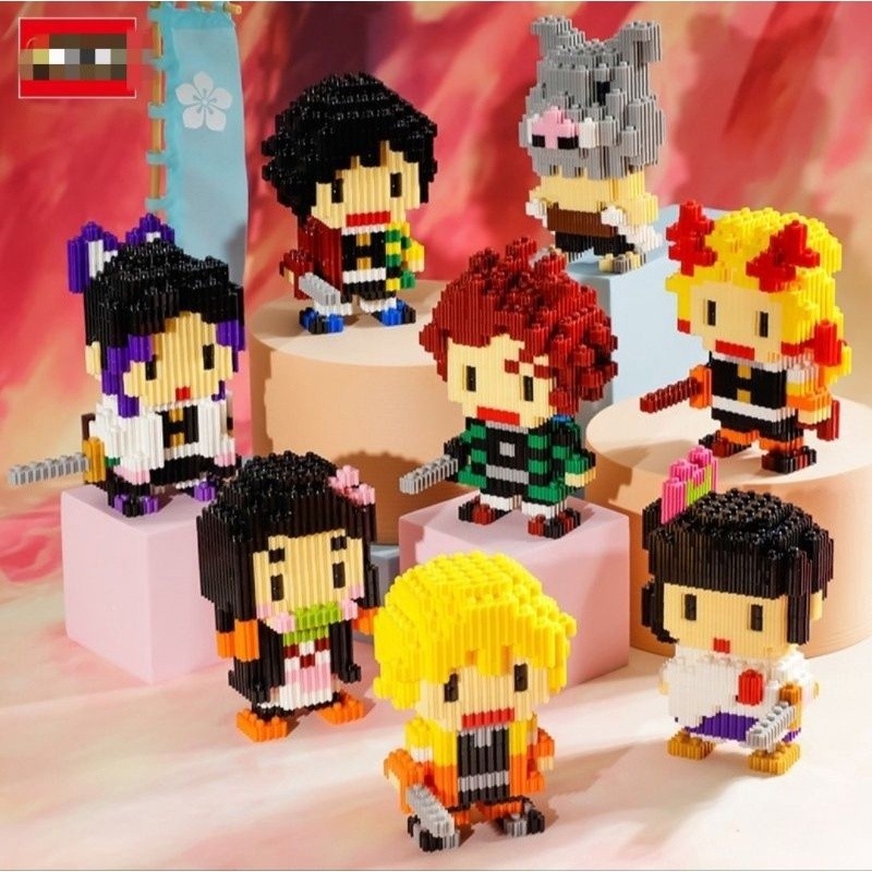 Jual Nano Block KIMETSU NO YAIBA Series Mainan Balok Susun Edukasi Anak ...