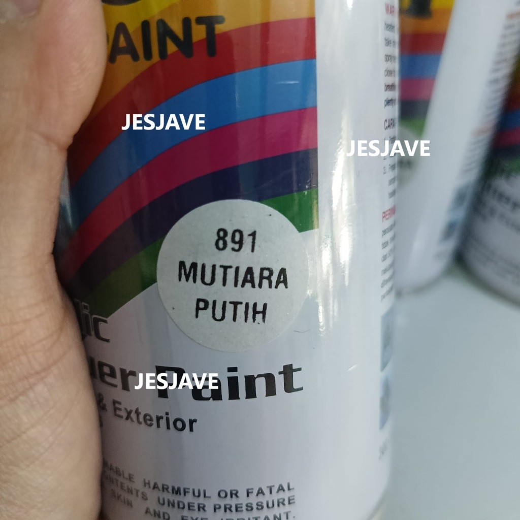Jual DITON Spray Paint Pilox Pilok Cat Semprot Warna 891 MUTIARA PUTIH ...