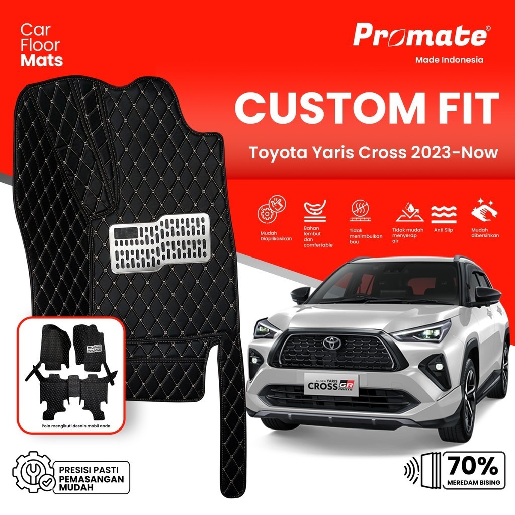 Jual Promate Interior Karpet 7D Mobil Toyota Yaris Cross Tahun 2023-Now ...