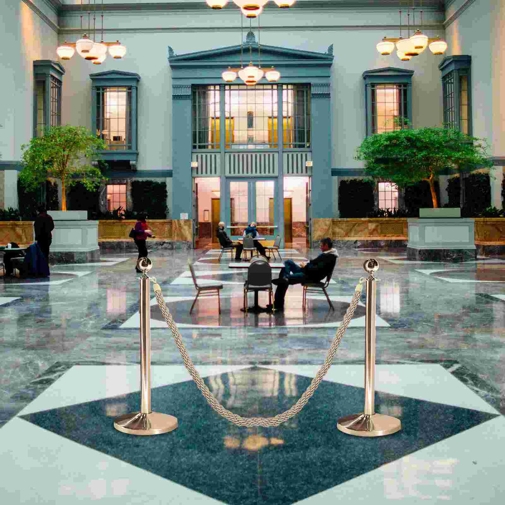 Jual Guard Bar Rope Safety Zone Rope Lanyard Stanchion for Party Queue ...