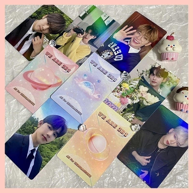 Kotak Photocard Hologram Glitter dan Efek Kilau