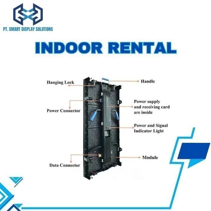 Jual Videotron Indoor P4 Cabinet Rental Unilumin Module Include ...