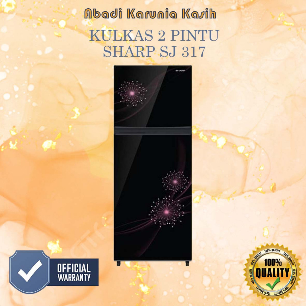 Jual PROMO SPESIAL KULKAS 2 PINTU SHARP SJ 317 KAPASITAS 256 LITER ...