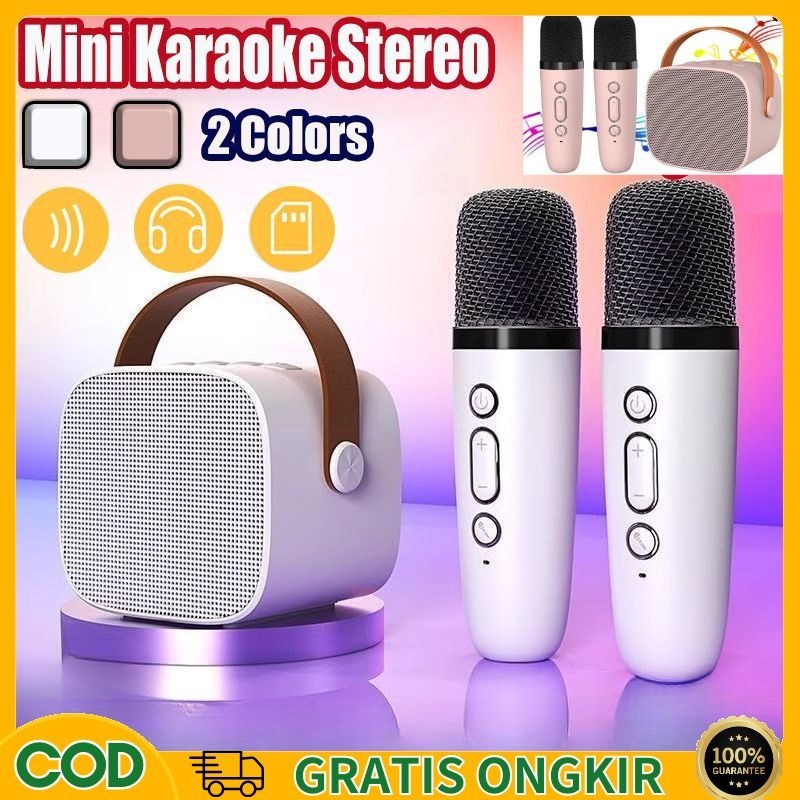 Jual 【COD】 Bluetooth Mini Speaker Karaoke Speaker Portable with MIC ...
