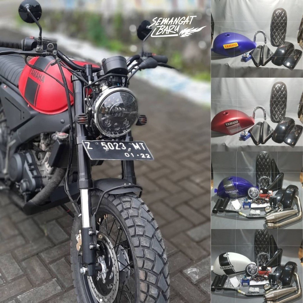 Jual Spesial Promo Paket Japstyle Scrambler Vixion Old Vixion Lama