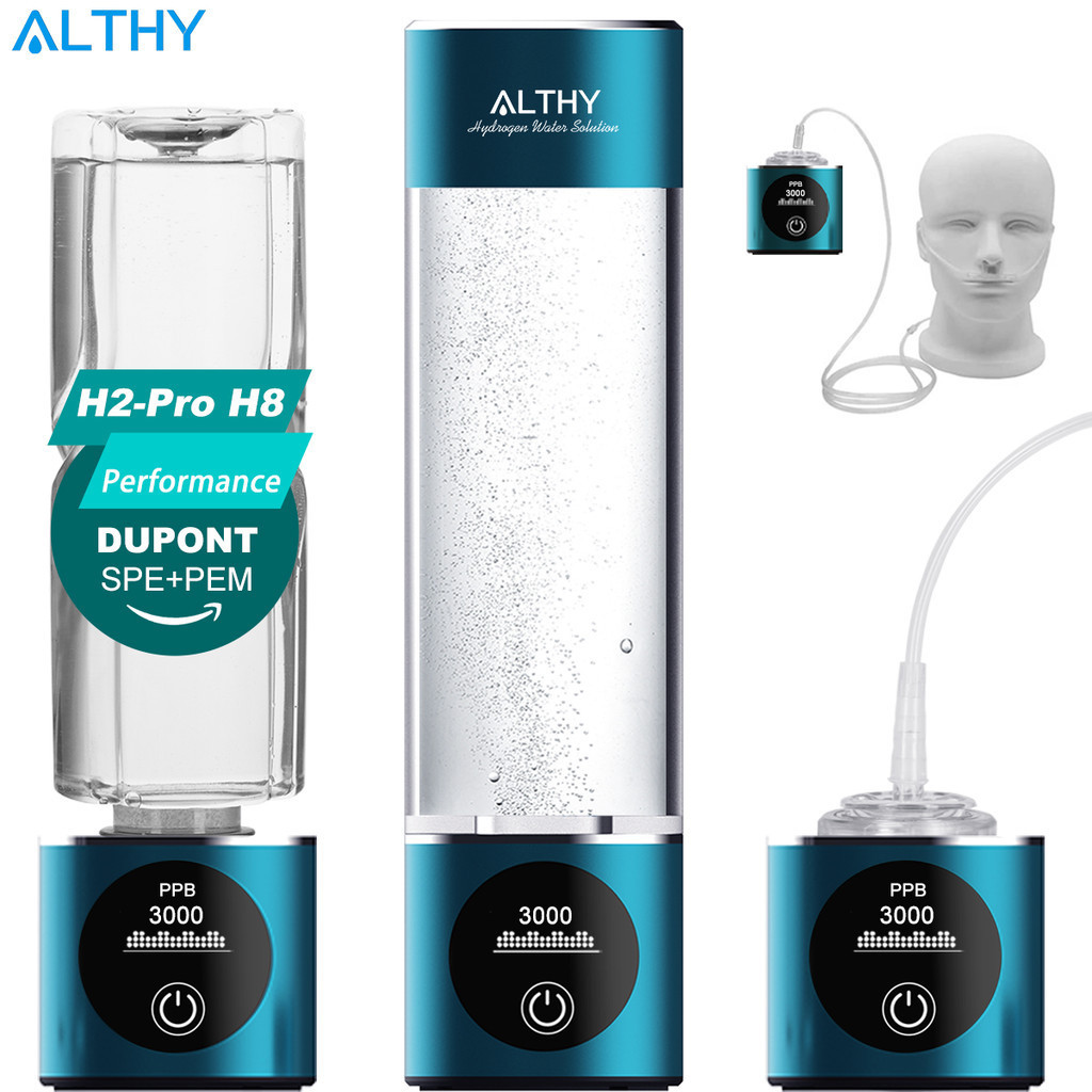 Jual ALTHY Hydrogen Water Generator Bottle DuPont SPE+PEM Dual Chamber ...