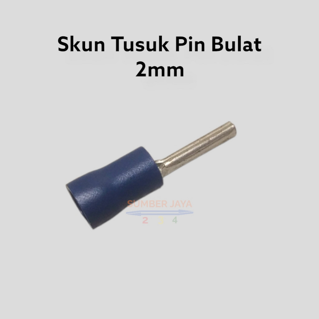 Jual Skun Pin Tusuk 2 mm / Skun Kabel Tusuk Bulat Biru | Shopee Indonesia