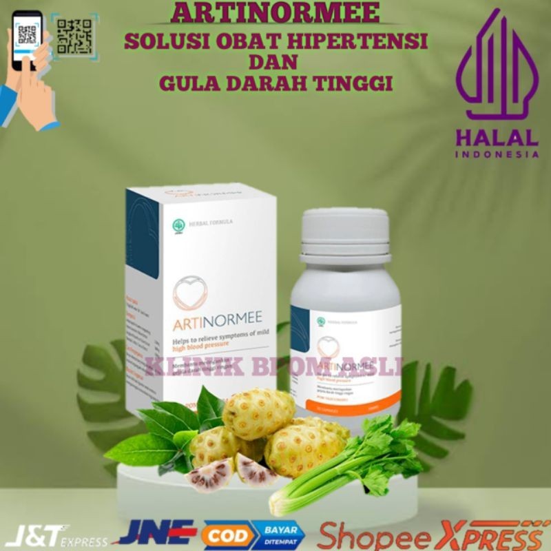 Jual Artinormee Herbal Asli Original Obat Hipertensi Darah Tinggi