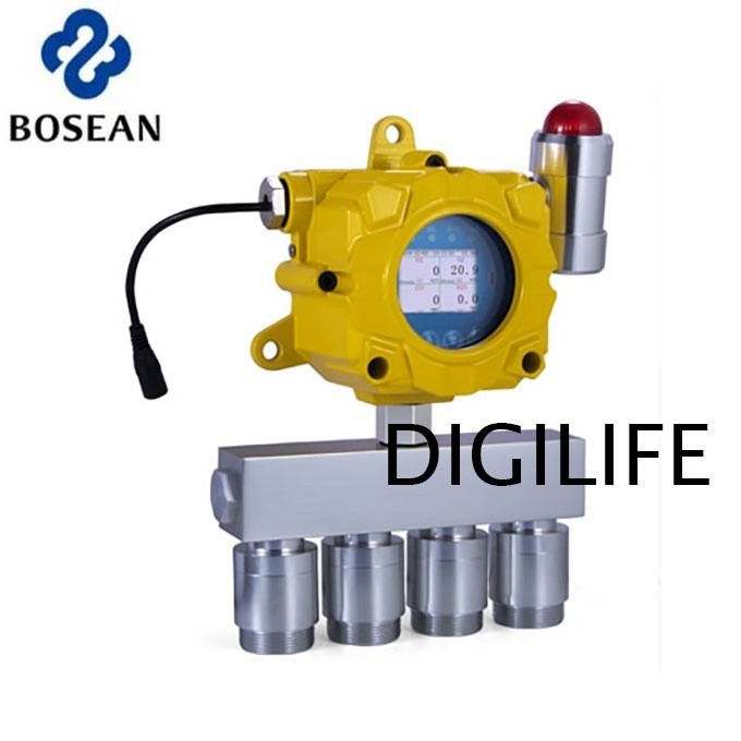 Jual Fixed Gas Detector Online H2S O2 CO EX 4in1 Bosean K-G60-S4 LEL ...
