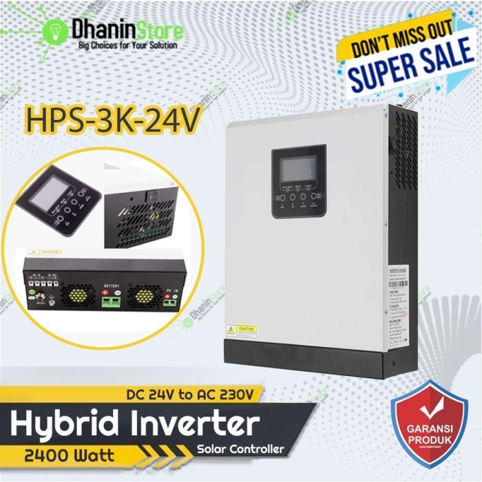 Jual Power Inverter Hybrid Solar Controller Setrum 24V DC Ke AC 230V ...