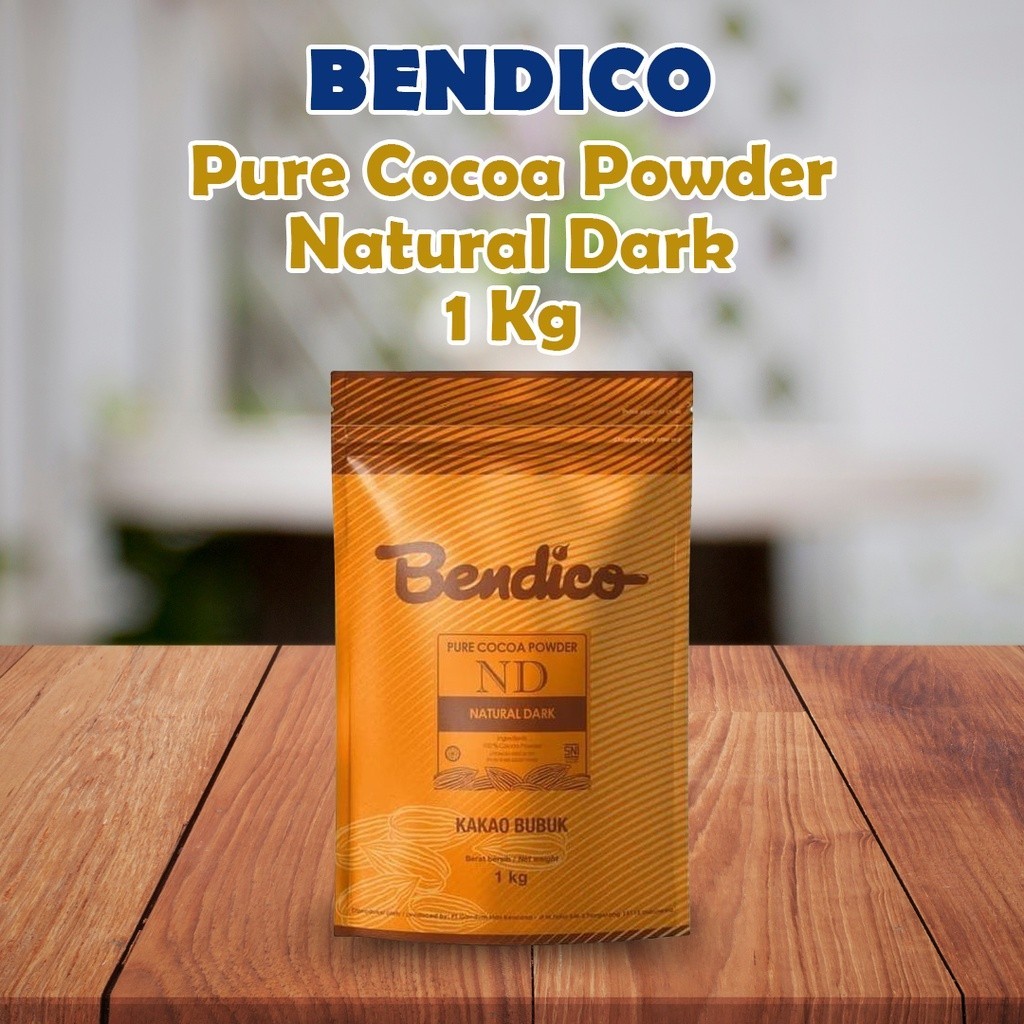 Jual BENDICO Cocoa Powder ND (Natural Dark) 1kg | Shopee Indonesia
