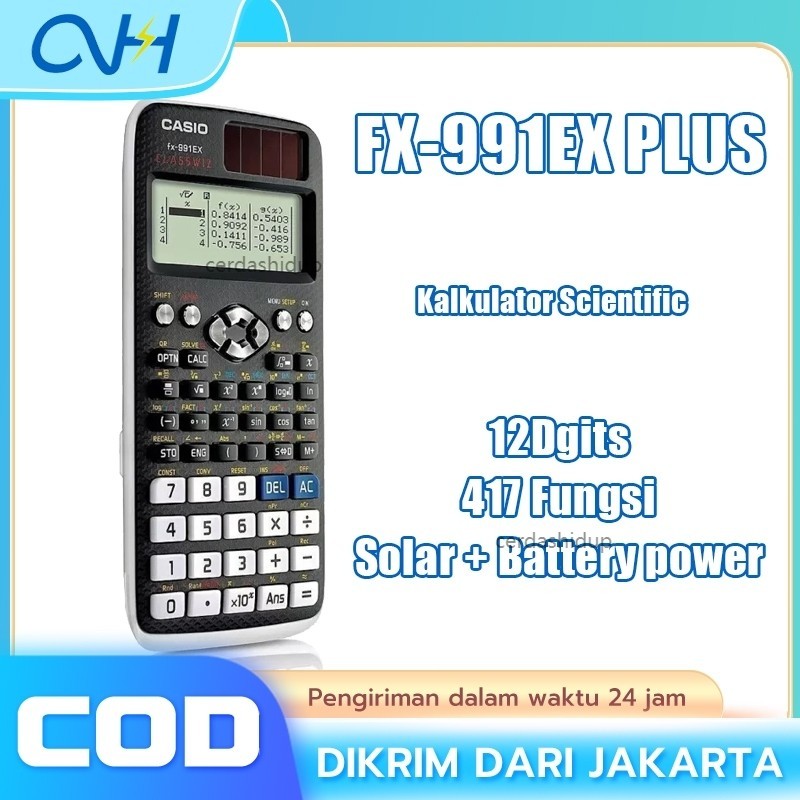 Jual Kalkulator Scientific Casio ilmiah FX-991EX/991ES-Plus Calculator ...