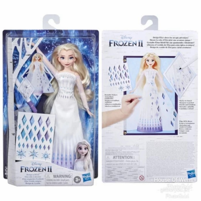 Jual DISNEY PRINCESS FROZEN 2 DESIGN A DRESS ELSA HASBRO ORIGINAL ...