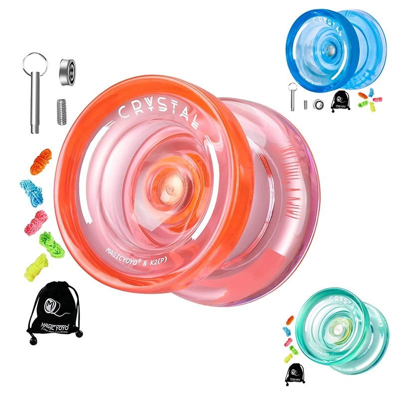 Jual K2 Plus Crystal Responsive Magic Yoyo,Dual Purpose Yo-Yo With ...