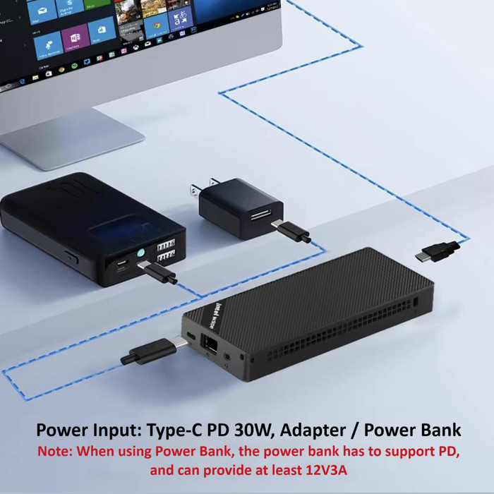 Jual Pocket Mini PC Win 11 Intel DDR5 SSD HTPC Office Meeting HDMI ...