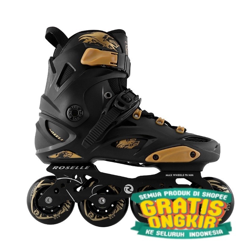 Jual Original ROSELLE Inline Roller Skate Freestyle dewasa Pro Slalom ...