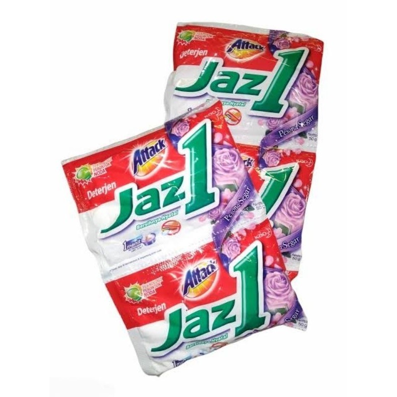 Jual Attack Jaz1 Sabun Detergen Bubuk Sachet 1 Renteng Isi 6 Sachet ...