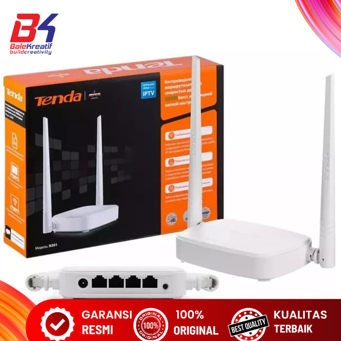 Jual ROUTER TENDA N301 300Mbps Easy Setup | Shopee Indonesia