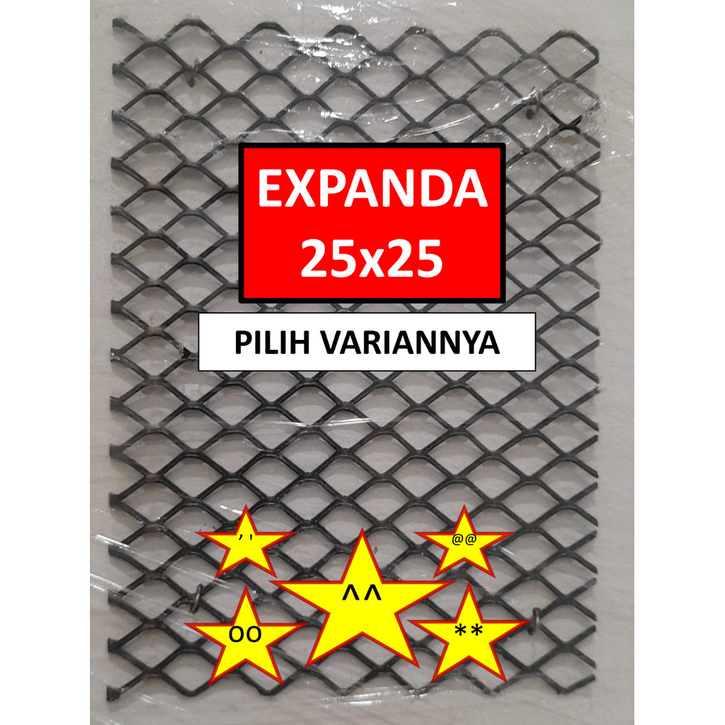 Jual Expanded Metal - 25x25 cm - Expanda - Expanded Mesh - Plat Expanda ...