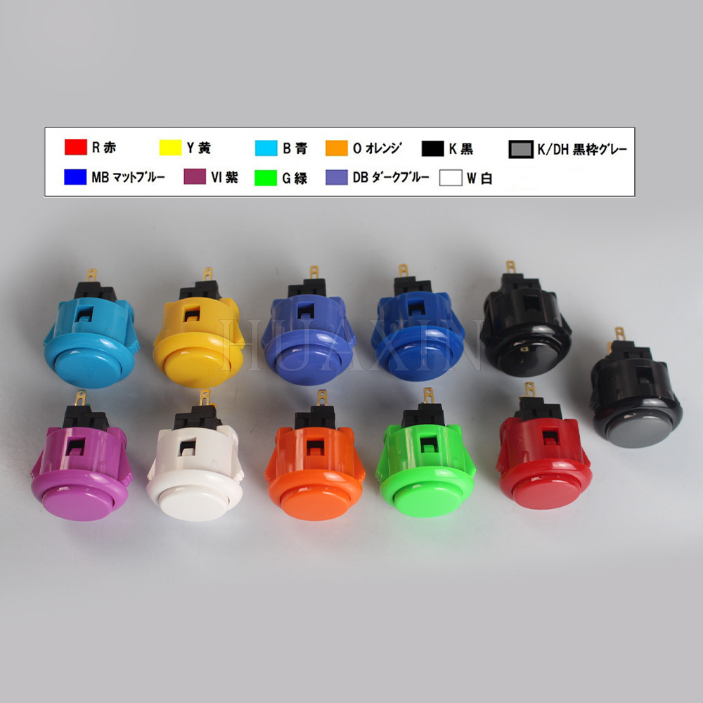 Paradise Arcade Sanwa OBSF-30 Pushbutton 30mm Green