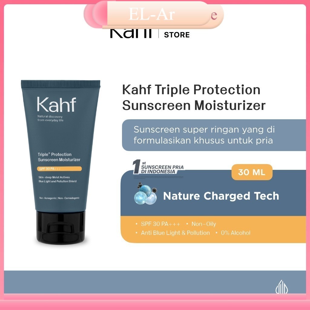 Jual KAHF SUNSCREEN Triple+ Protection Sunscreen Moisturizer SPF 30 PA ...