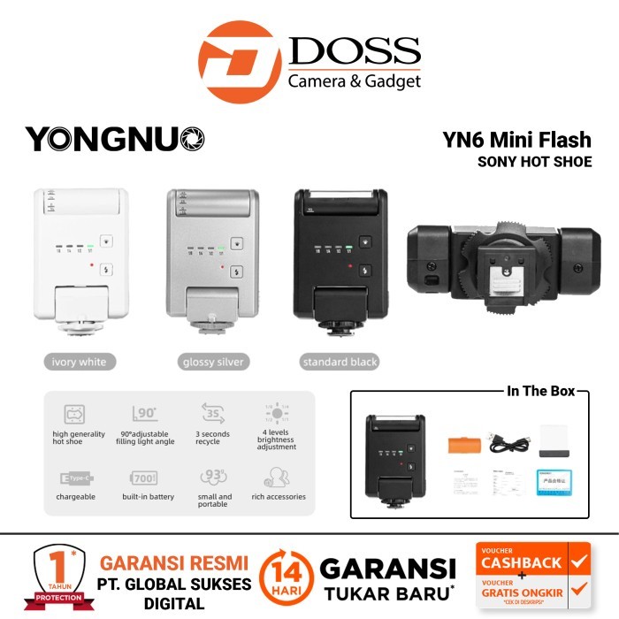Jual Yongnuo YN6 Mini Flash Sony Flash External YN-6 | Shopee Indonesia