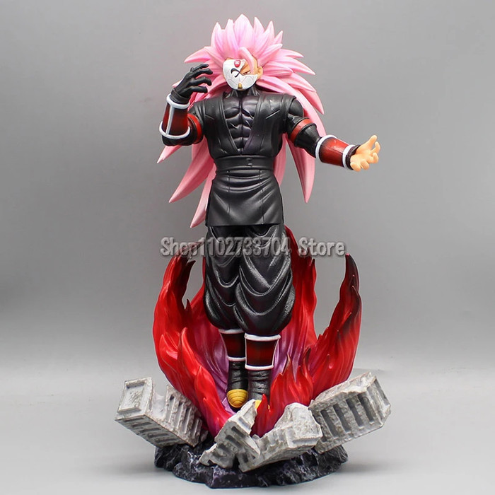 Figurine Black Goku Zamasu Super Saiyan Rosé 3 - Dragon Ball Super, 30cm, PVC 2024