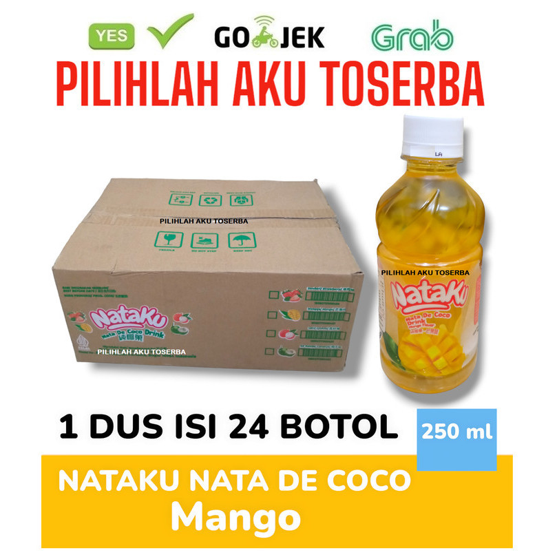 Jual NATAKU Nata de coco rasa MANGO / MANGGA - ( HARGA 1 DUS ) | Shopee ...