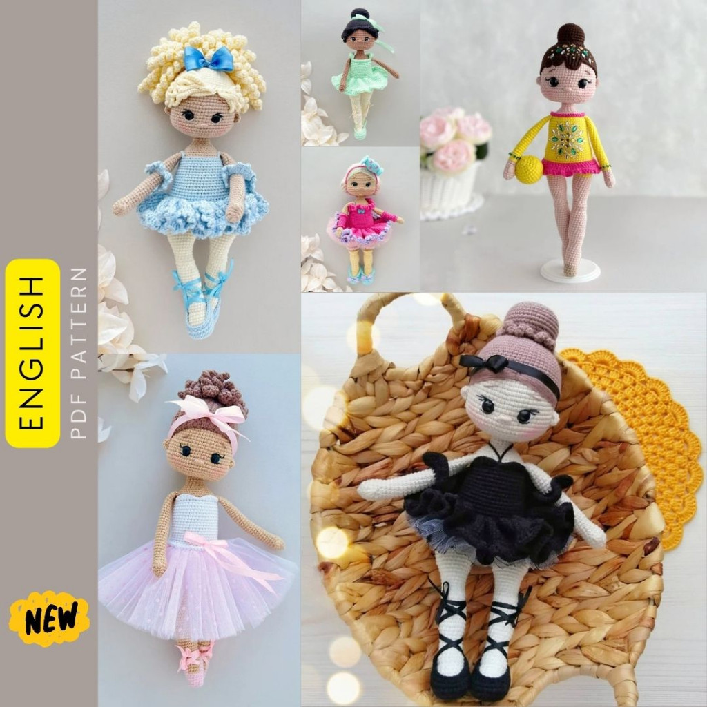 Jual ElenaB ENGLISH PORTUGEUSE RUSSIAN Amigurumi Doll Pattern 【PDF ...