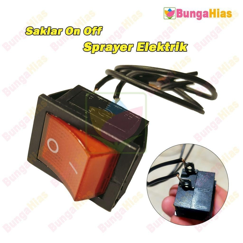 Jual Saklar On Off Sprayer Elektrik Knapsak Tangki Dengan Kabel Dinamo ...